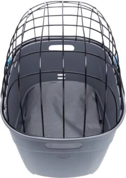 Trixie Fietsmand Voor Bagagedrager Met Draadkoepel Kunststof Grijs (46X36X47 CM) 27 Trixie Fietsmand Voor Bagagedrager Met Draadkoepel Kunststof Grijs (46X36X47 CM) -Dieren Product Winkel 853x1200 5