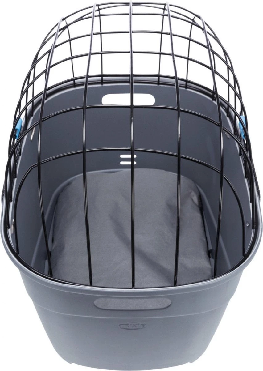 Trixie Fietsmand Voor Bagagedrager Met Draadkoepel Kunststof Grijs (46X36X47 CM) 8 Trixie Fietsmand Voor Bagagedrager Met Draadkoepel Kunststof Grijs (46X36X47 CM) - Afbeelding 8