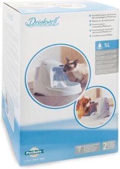 Petsafe Drinkwell Platinum - Drinkfontein - 5 L -Dieren Product Winkel 855x1200 5