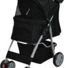 Hondenbuggy Zwart 4-wieler - Huisdieren Wandelwagen Inklapbaar - Dogs&Co