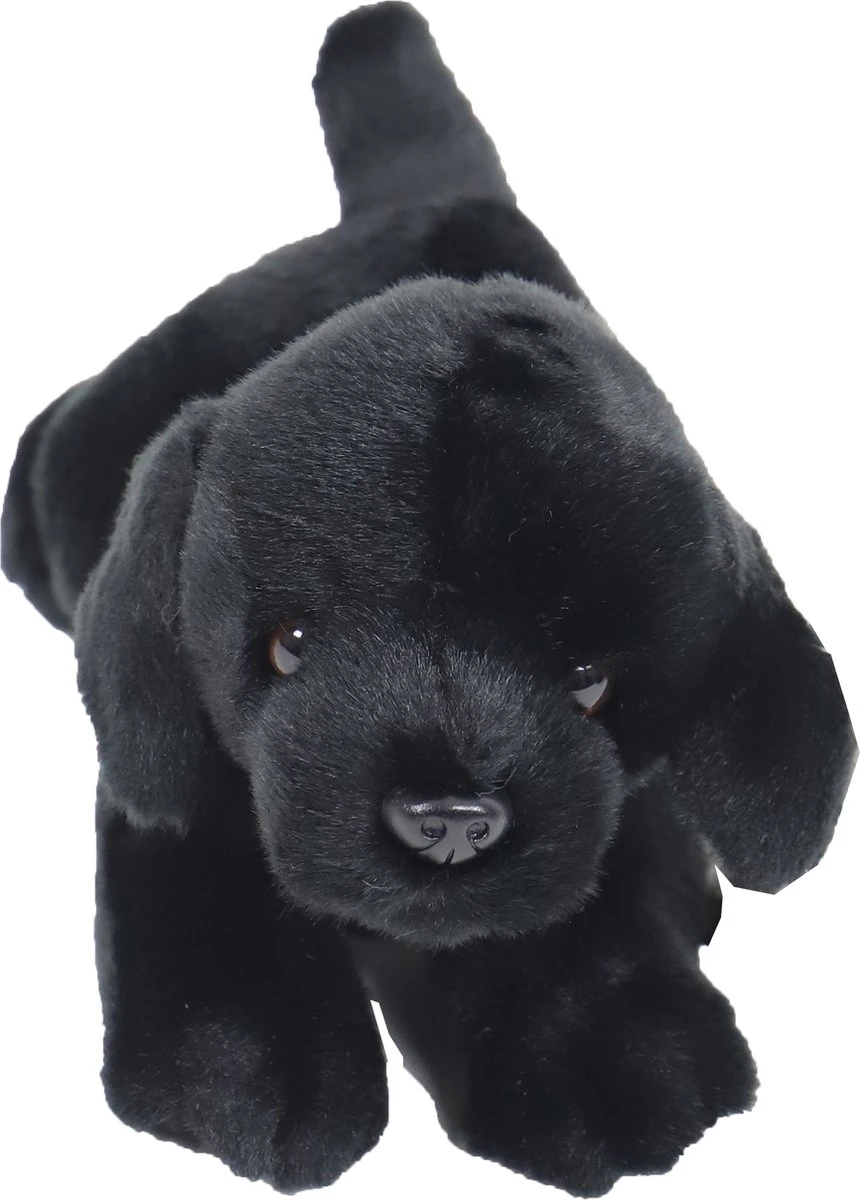 Boony - Natural Decoration - Labrador Pluche Liggend - Zwart - 20 Cm 2 Boony - Natural Decoration - Labrador Pluche Liggend - Zwart - 20 Cm - Afbeelding 2