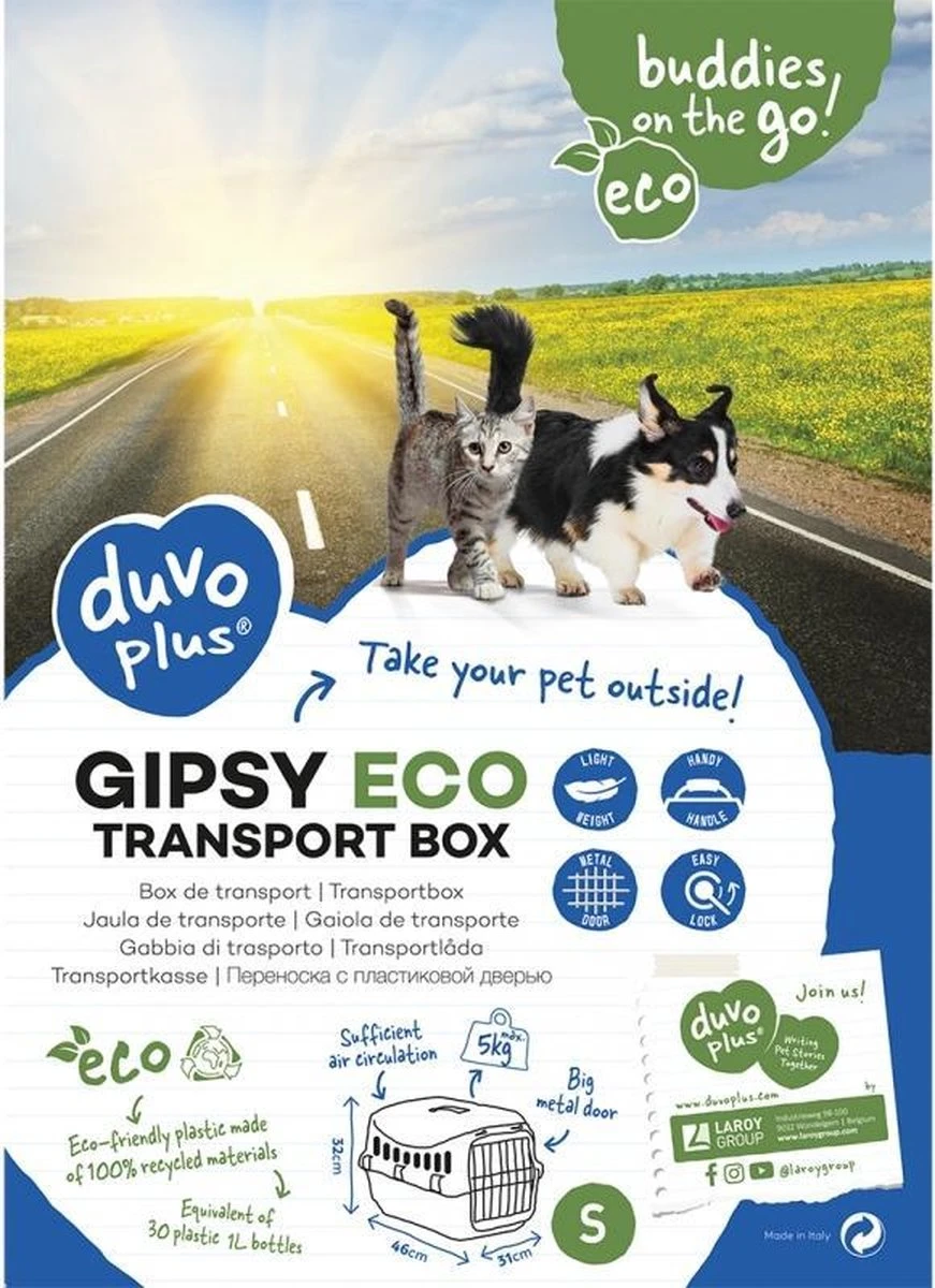 Duvo+ Gipsey Eco Transportbox S 3 Duvo+ Gipsey Eco Transportbox S - Afbeelding 3