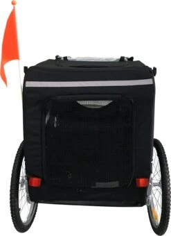 Topmast Hondenfietskar Original - Opvouwbaar - Zwart - Large - Voor Honden Tot 40 KG -Dieren Product Winkel 871x1200 2