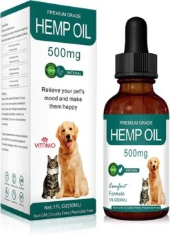Premium Hennepolie Hond & Kat - 100% Veilig - Kalmerend - Ontstekingsremmend - Gewricht - Spijsvertering - Weerstand - 30ml