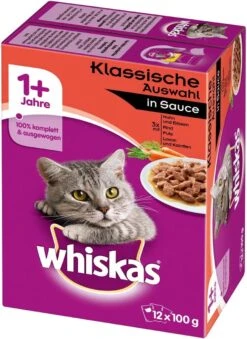 Whiskas Classic Selectie Kattenvoer, Hoogwaardig Nat Voer Voor Volwassen Katten 48 X 100g -Dieren Product Winkel 874x1200 1