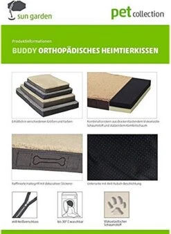 Sun Garden Buddy Orthopedisch Hondenkussen 120x72x10cm Antraciet 12 Sun Garden Buddy Orthopedisch Hondenkussen 120x72x10cm Antraciet -Dieren Product Winkel 876x1200 8