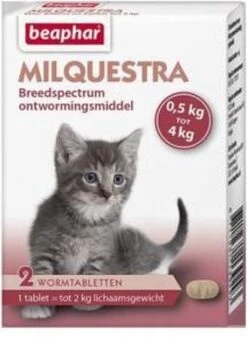 Beaphar Milquestra Ontworming Tabletten Kat 2 - 12 Kg 4 Tabletten 19 Beaphar Milquestra Ontworming Tabletten Kat 2 - 12 Kg 4 Tabletten -Dieren Product Winkel 880x1200 1