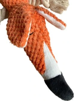 BoDutch Honden Knuffel - Vos - Puppyknuffel - Knisperoortjes - Met Piep - Oranje - 36 Cm - Hondenspeelgoed -Dieren Product Winkel 885x1200 3