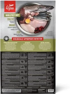 Orijen Whole Prey Senior Dog - Kip & Kalkoen - Hondenvoer - 11.4 Kg -Dieren Product Winkel 896x1200 2