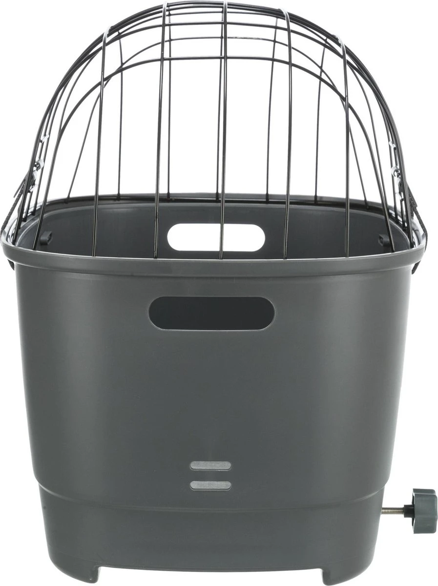 Trixie Fietsmand Voor Bagagedrager Met Draadkoepel Kunststof Grijs (46X36X47 CM) 9 Trixie Fietsmand Voor Bagagedrager Met Draadkoepel Kunststof Grijs (46X36X47 CM) - Afbeelding 9