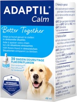 Adaptil Calm Navulling - 48 Ml - Anti-stress Hond - 1 Navulling Voor Adaptil Calm Verdamper 12 Adaptil Calm Navulling - 48 Ml - Anti-stress Hond - 1 Navulling Voor Adaptil Calm Verdamper -Dieren Product Winkel 900x1200 67