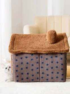 Château Animaux® Hondenhuis - Kattenhuis - 50 X 40x 46 Cm - Dierenhuis - Kattenhok - Hondentent - Hondenhuisjes Voor Binnen - Bruin 9 Château Animaux® Hondenhuis - Kattenhuis - 50 X 40x 46 Cm - Dierenhuis - Kattenhok - Hondentent - Hondenhuisjes Voor Binnen - Bruin -Dieren Product Winkel 900x1200 78