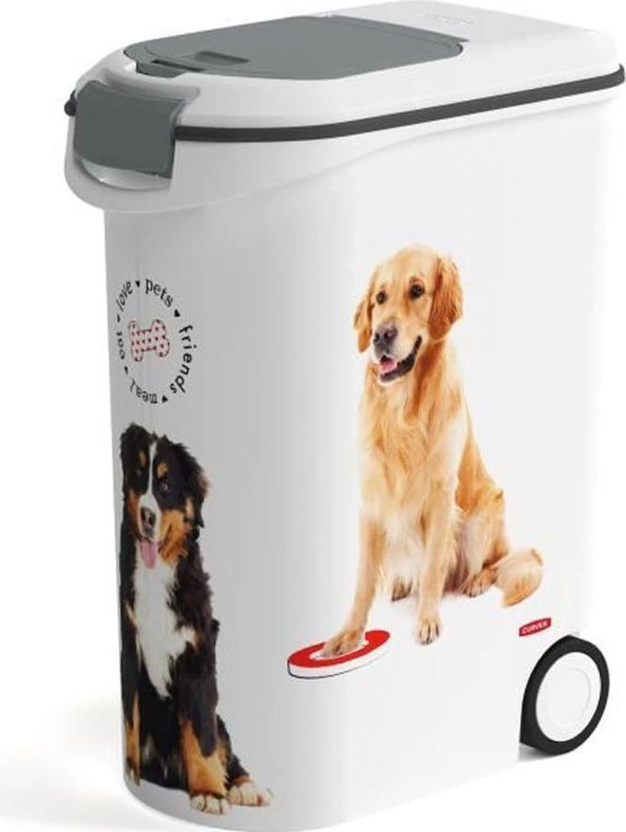 Curver Voedselcontainer Hond Wit 20kg 9 Curver Voedselcontainer Hond Wit 20kg - Afbeelding 9