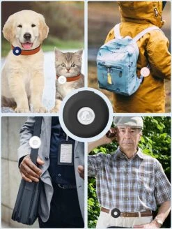 SunnyPets Halsband Airtag Houder - Hond En Kat Huisdieren Siliconen Halsband Bescherm Hoesje - Geschikt Voor Apple Airtag - Hondenhalsband - Geschikt Voor Koffer - Tracking - Zwart -Dieren Product Winkel 903x1200 3