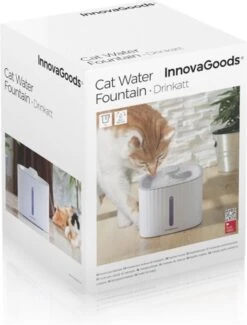 InnovaGoods - Drinkfontein Voor Kat En Hond - 3L - Inclusief Filterset - Fluisterstil - Dieren Drinkbakken - Waterdispenser -Dieren Product Winkel 911x1200 3