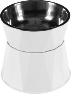 CuraCanin - Voerbak Kat - Drinkbak Hond Met Standaard - Verhoogde Drinkbak Kat - Waterbak - Wit -Dieren Product Winkel 914x1200 6