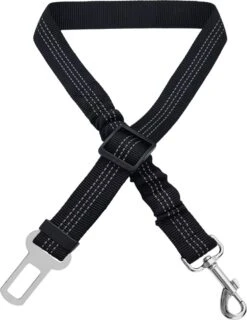 Doxie® Autogordel Hond – Honden Autogordel – Reflecterend – Schokabsorberend – Verstelbaar Van 60 Tot 80 Cm – Zwart