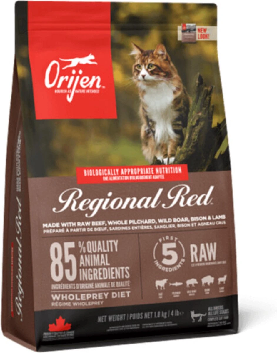 Orijen Regional Red Cat - Kattenvoer - 5.4 Kg 16 Orijen Regional Red Cat - Kattenvoer - 5.4 Kg - Afbeelding 16