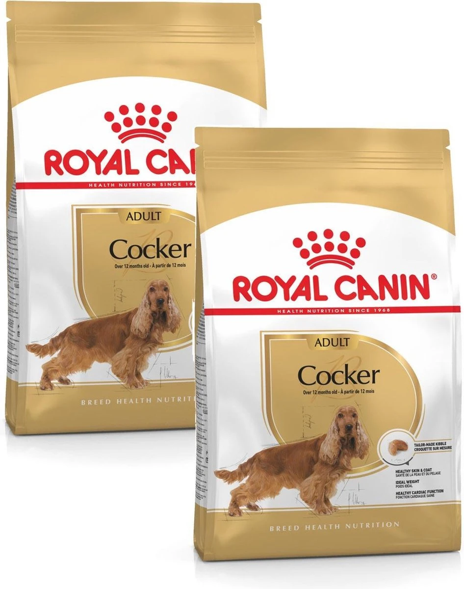 Royal Canin Bhn Cocker Spaniel Adult - Hondenvoer - 2 X 3 Kg 2 Royal Canin Bhn Cocker Spaniel Adult - Hondenvoer - 2 X 3 Kg - Afbeelding 2