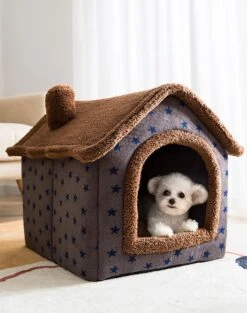 Château Animaux® Hondenhuis - Kattenhuis - 50 X 40x 46 Cm - Dierenhuis - Kattenhok - Hondentent - Hondenhuisjes Voor Binnen - Bruin 10 Château Animaux® Hondenhuis - Kattenhuis - 50 X 40x 46 Cm - Dierenhuis - Kattenhok - Hondentent - Hondenhuisjes Voor Binnen - Bruin -Dieren Product Winkel 948x1200 4