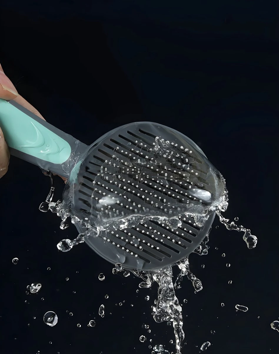 Pakeway T9 - Kattenborstel - Zelfreinigende Kattenkam - Roze - Massageborstel - 19,3 Cm 7 Pakeway T9 - Kattenborstel - Zelfreinigende Kattenkam - Roze - Massageborstel - 19,3 Cm - Afbeelding 7