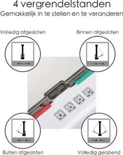 Merkloos Kattenluik - Inclusief Tunnel - 4 Vergendelingsstanden - Wit - Waterdicht - 23 X 25 X 5.5 Cm -Dieren Product Winkel 955x1200 1