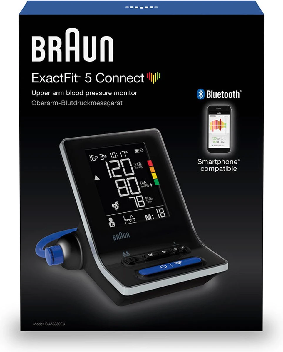 Braun BUA6350EU BUA6350EU Bloeddrukmeter Bovenarm 12 Braun BUA6350EU BUA6350EU Bloeddrukmeter Bovenarm - Afbeelding 12