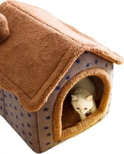 Château Animaux® Hondenhuis - Kattenhuis - 50 X 40x 46 Cm - Dierenhuis - Kattenhok - Hondentent - Hondenhuisjes Voor Binnen - Bruin 11 Château Animaux® Hondenhuis - Kattenhuis - 50 X 40x 46 Cm - Dierenhuis - Kattenhok - Hondentent - Hondenhuisjes Voor Binnen - Bruin -Dieren Product Winkel 965x1200 8