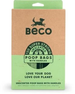 Extra Grote En Sterke Poepzakjes Met Hengsel - 33 X18 Cm - 120 Stuks Per Verpakking - Beco Poop Bags - 120 Stuks -Dieren Product Winkel 967x1200 2