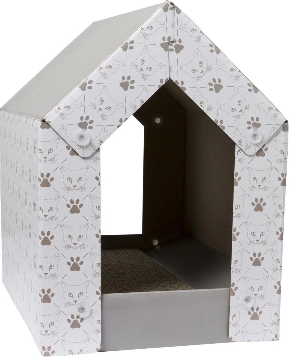 Adori Kattenhuis Met Krab-Bed - 40 X 25 X 36 Cm 2 Adori Kattenhuis Met Krab-Bed - 40 X 25 X 36 Cm - Afbeelding 2