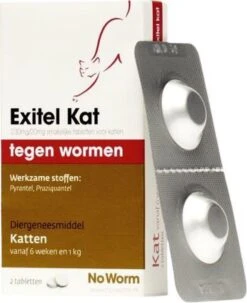 Exitel No Worm Ontwormingsmiddel - Kat 2 Tabl -Dieren Product Winkel 978x1200 1