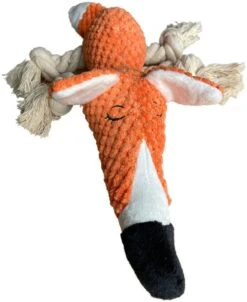 BoDutch Honden Knuffel - Vos - Puppyknuffel - Knisperoortjes - Met Piep - Oranje - 36 Cm - Hondenspeelgoed -Dieren Product Winkel 980x1200 5