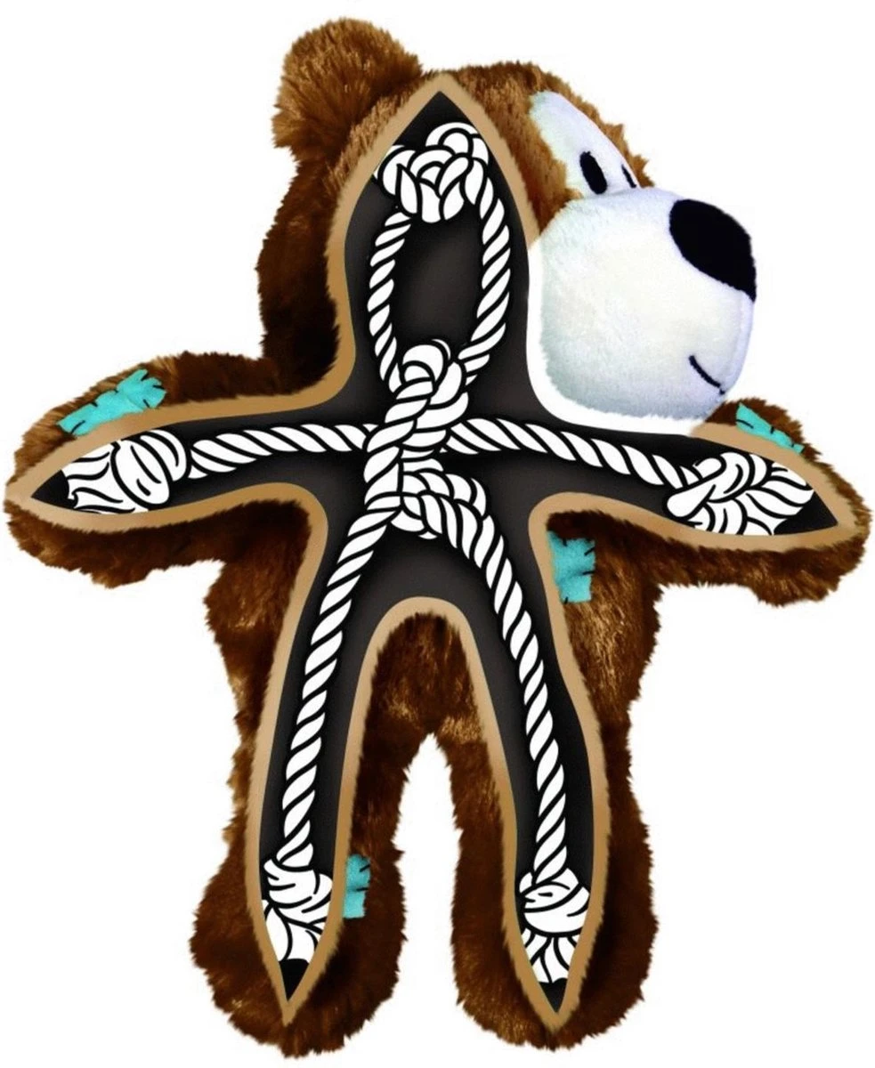 Kong Wild Knots Beer Assorti 29x31,5x10 Cm 2 Kong Wild Knots Beer Assorti 29x31,5x10 Cm - Afbeelding 2