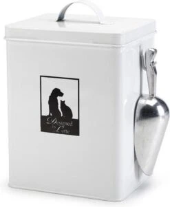 Designed By Lotte Vooraadblik Incl. Schep - Wit - 18x16x26 Cm