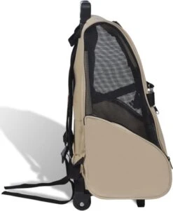 VidaXL Huisdierentrolley Inklapbaar Beige -Dieren Product Winkel 984x1200 6