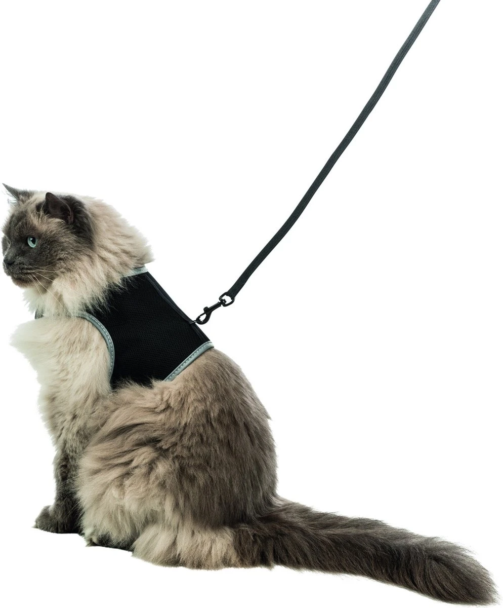 Trixie Soft Kattentuig - Zwart - 1,2 M 3 Trixie Soft Kattentuig - Zwart - 1,2 M - Afbeelding 3