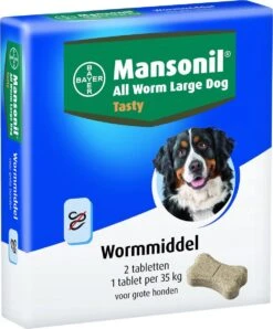 Mansonil All Worm Tasty Ontworming Tabletten Hond 2 Tabletten -Dieren Product Winkel 996x1200 5