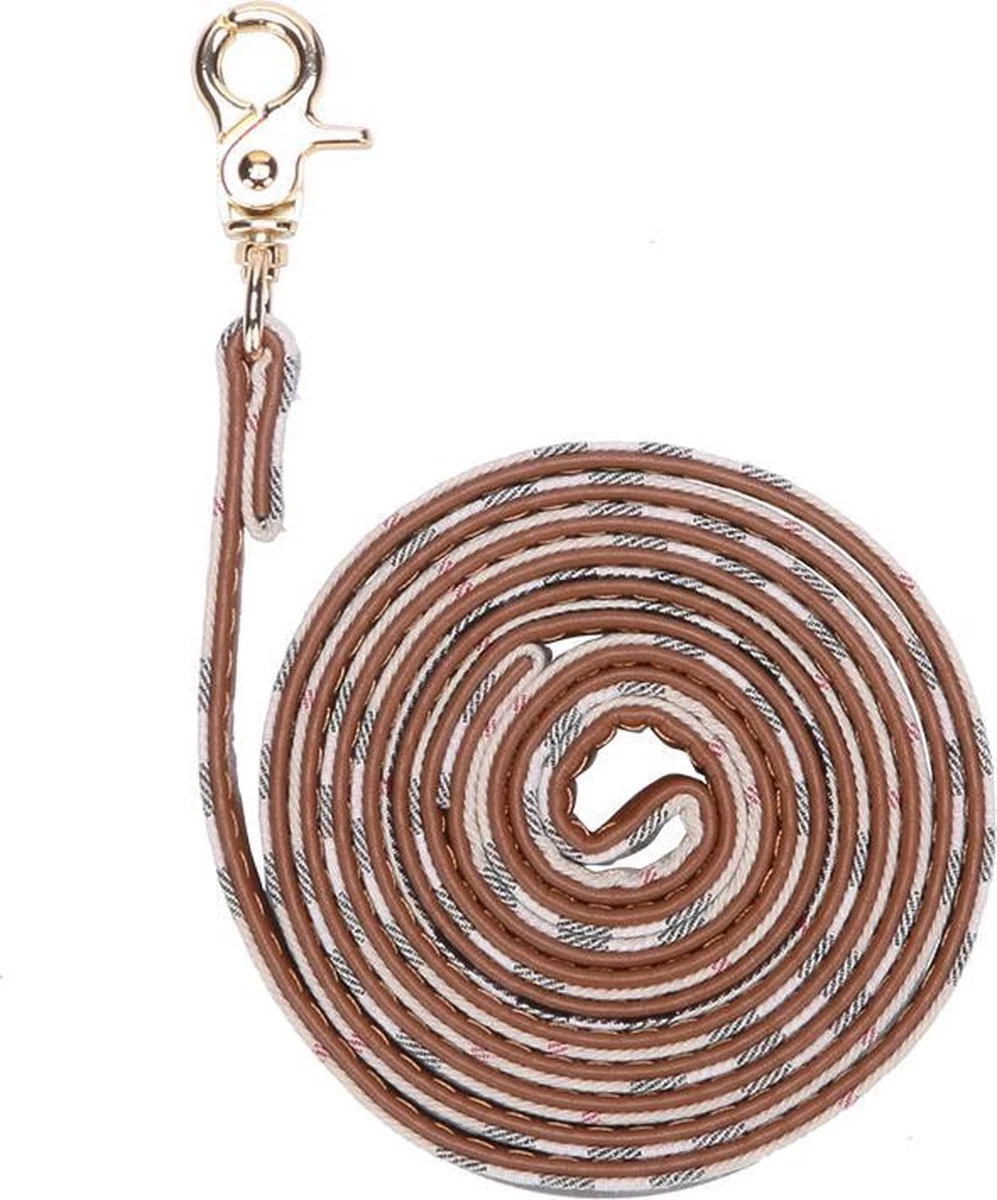 Pepets © Luxe Hondenriem Set – Halsband Hond – Bandana Hond – Strik Hond – Hondenstrik – Hondenhalsband – Leiband Hond -Beige Ruit - Maat S 3 Pepets © Luxe Hondenriem Set – Halsband Hond – Bandana Hond – Strik Hond – Hondenstrik – Hondenhalsband – Leiband Hond -Beige Ruit - Maat S - Afbeelding 3