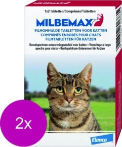 Elanco Milbemax Kat - Anti Wormenmiddel - 2 X 2 Tab 2-8kg 7 Elanco Milbemax Kat - Anti Wormenmiddel - 2 X 2 Tab 2-8kg -Dieren Product Winkel 998x1200 2